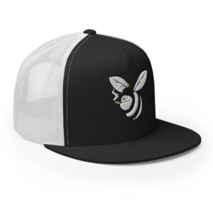5-Panel Retro Bee Trucker Cap